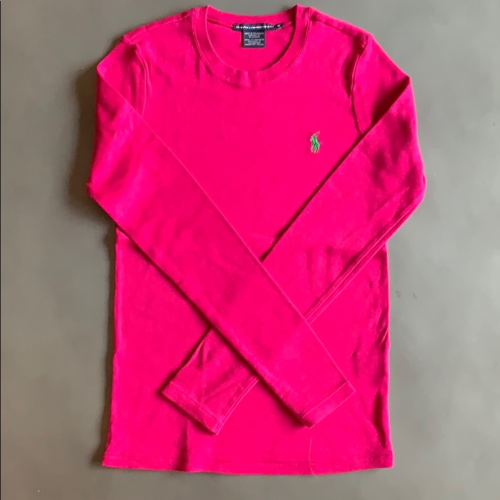 Ralph Lauren Sport Long Sleeve Knit w/ green logo